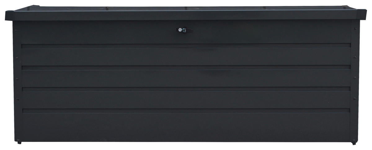 KISSENBOX 165/63/71 cm  - Anthrazit, MODERN, Metall (165/63/71cm) - Beldano