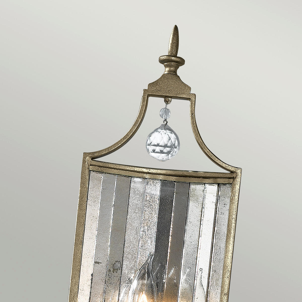 VÄGGLAMPA Elstead Gianna 14/66/11.4 cm   - silver, Klassisk, metall (14/66/11.4cm) - Elstead Lighting