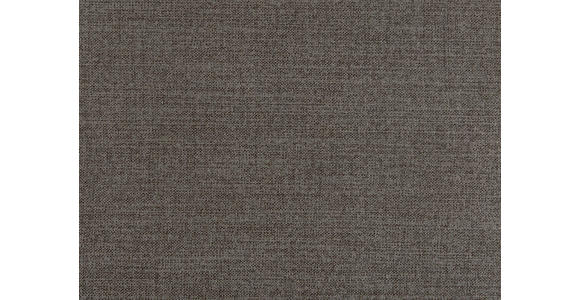 BIGSOFA  in Flachgewebe, Leinenoptik Dunkelbraun  - Dunkelbraun/Schwarz, Design, Textil/Metall (262/66/113cm) - Belluti