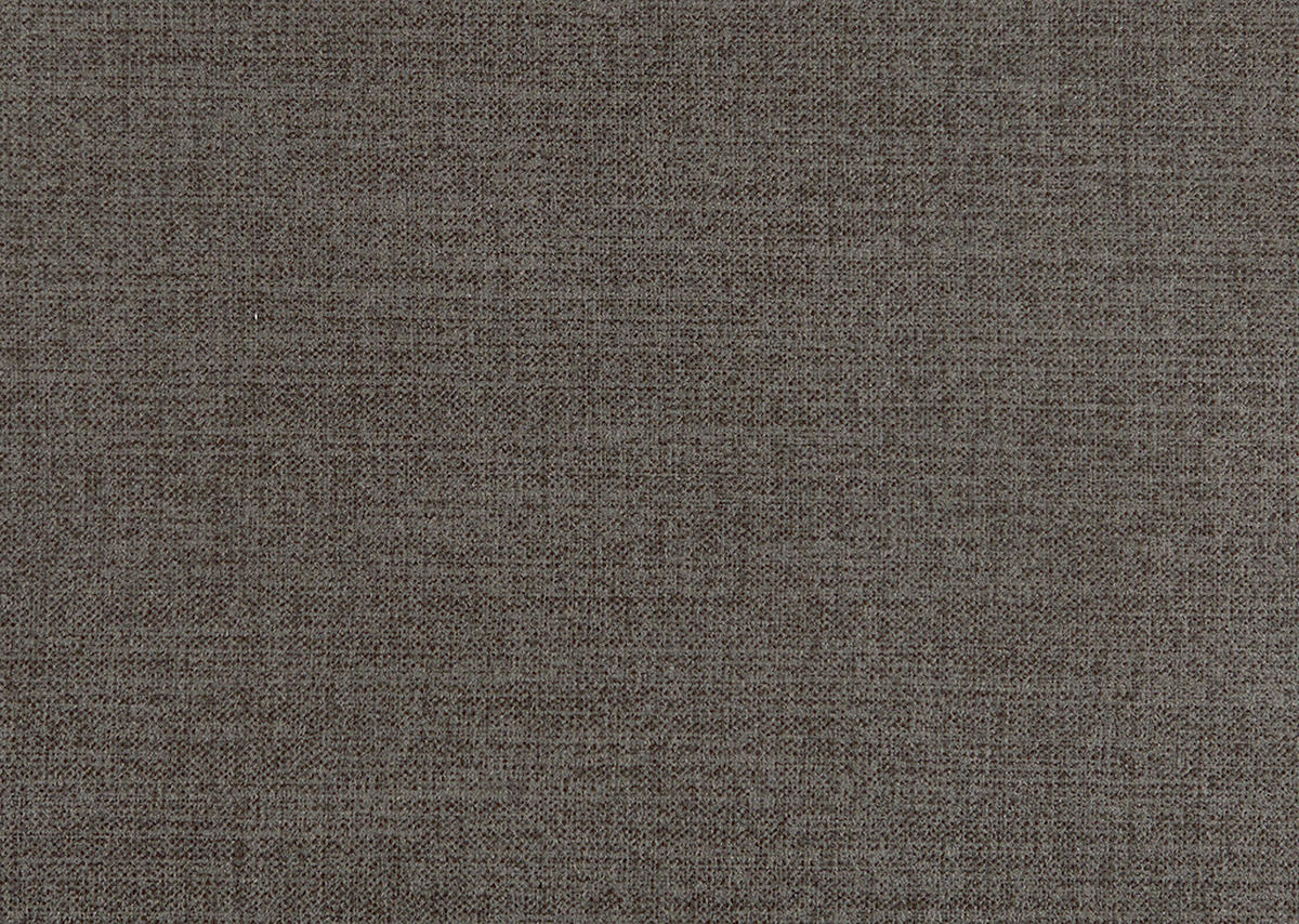 BIGSOFA  in Flachgewebe, Leinenoptik Dunkelbraun  - Dunkelbraun/Schwarz, Design, Textil/Metall (262/66/113cm) - Belluti