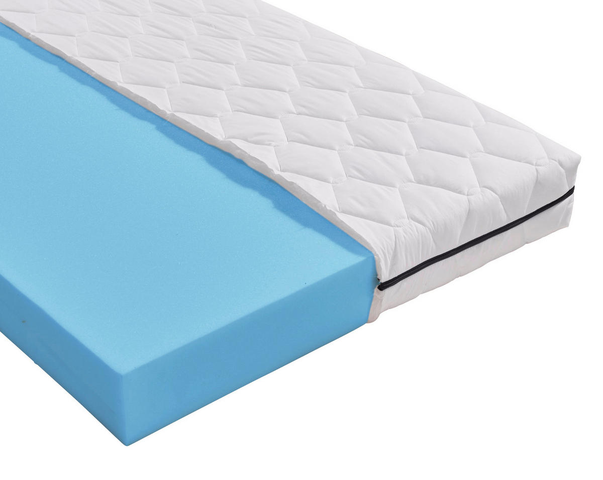 MATRACE Z PUR PĚNY, 90/200 cm - bílá, Moderní, textil (90/200cm) - Livetastic