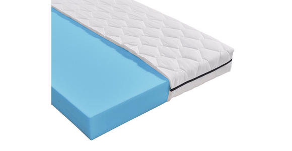Komfortschaummatratze Base 90x200cm H2 - Weiß, MODERN, Textil (200/90cm) - Primatex