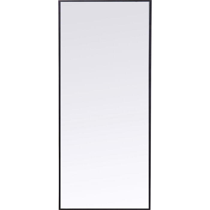 WANDSPIEGEL 60/180/2,5 cm    in rechteckig  - Schwarz, Design, Glas/Metall (60/180/2,5cm) - Kare-Design