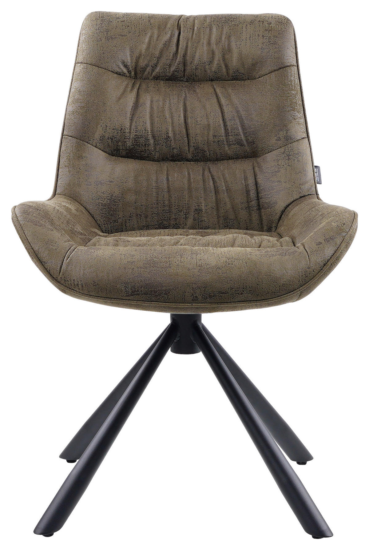 STUHL - Schwarz/Grün, Design, Textil/Metall (57/84/63cm) - Hom`in