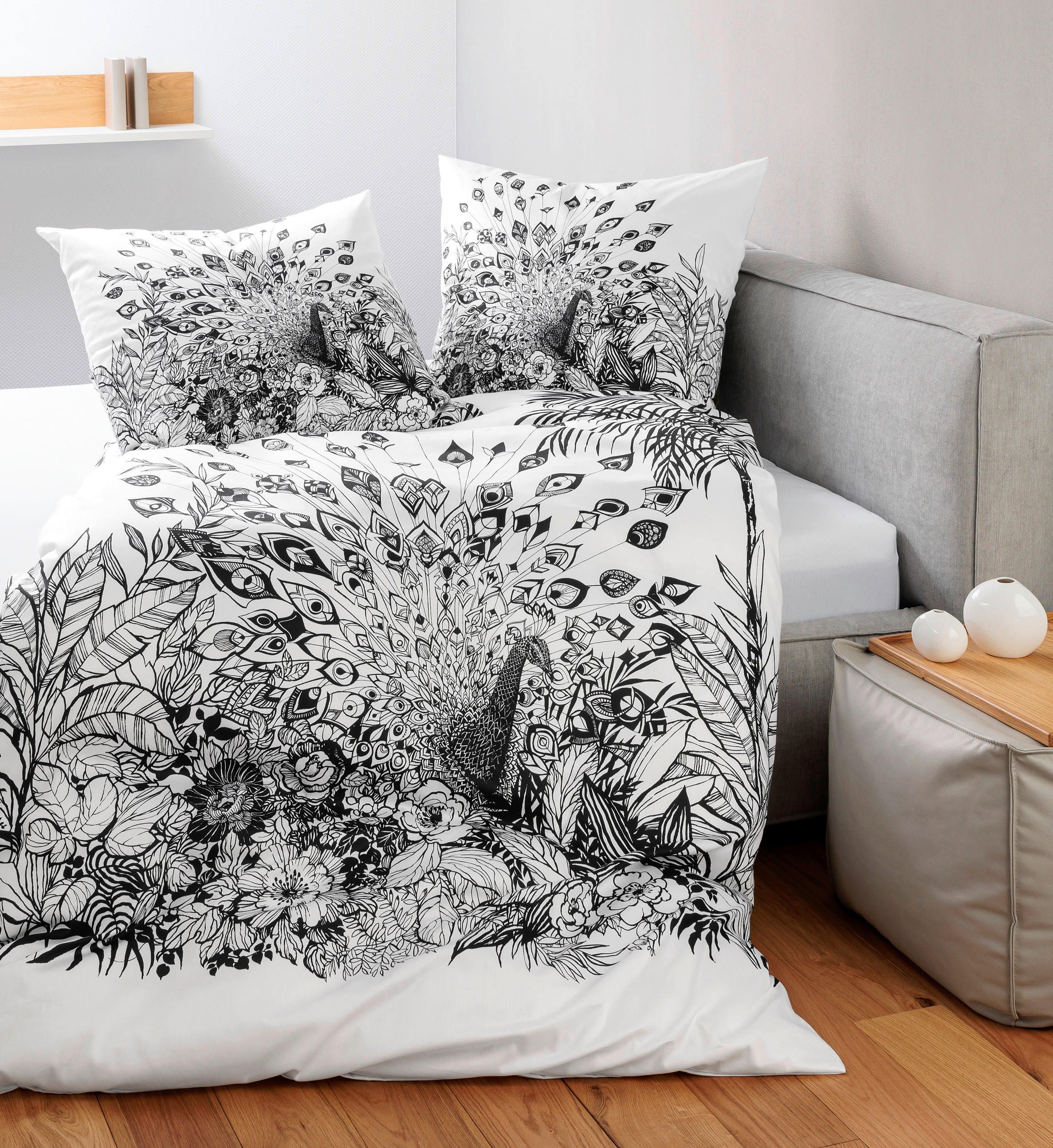 POSTELJINA 135/200 cm   - ljubičasta, Konvencionalno, tekstil (135/200cm) - Janine