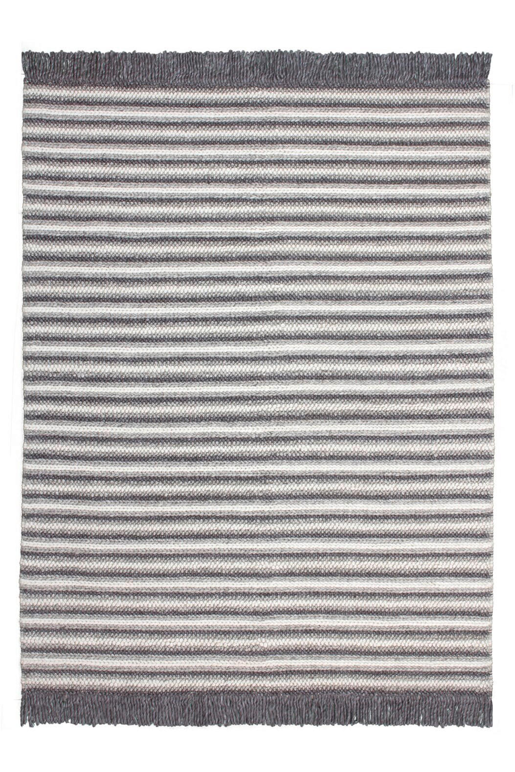 WEBTEPPICH 120/170 cm Anthrazit, Naturfarben  - Anthrazit/Naturfarben, Basics, Textil (120/170cm) - Novel