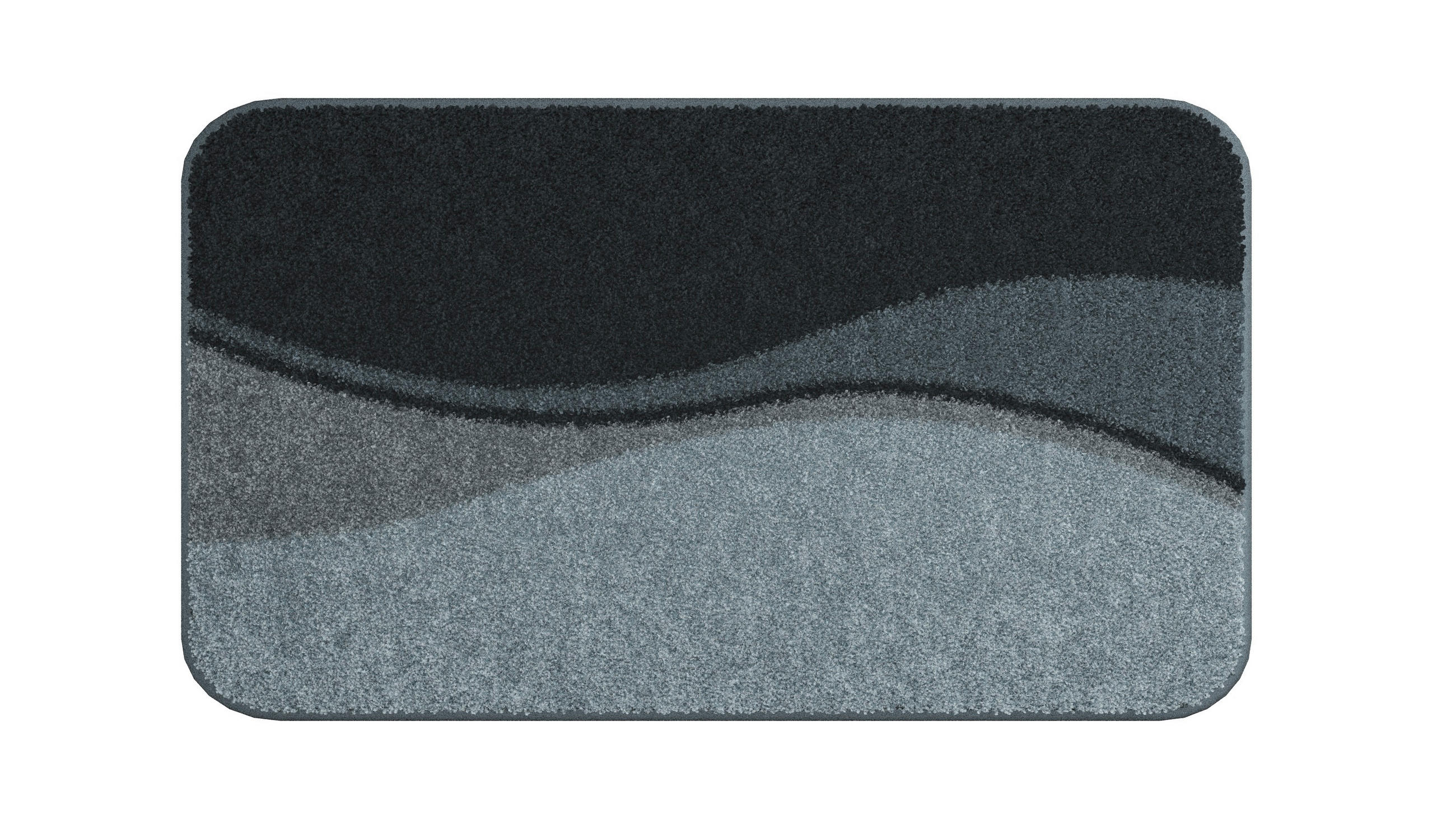 KOUPELNOVÁ PŘEDLOŽKA, 65/115 cm - antracitová, Basics, textil/plast (65/115cm) - Grund