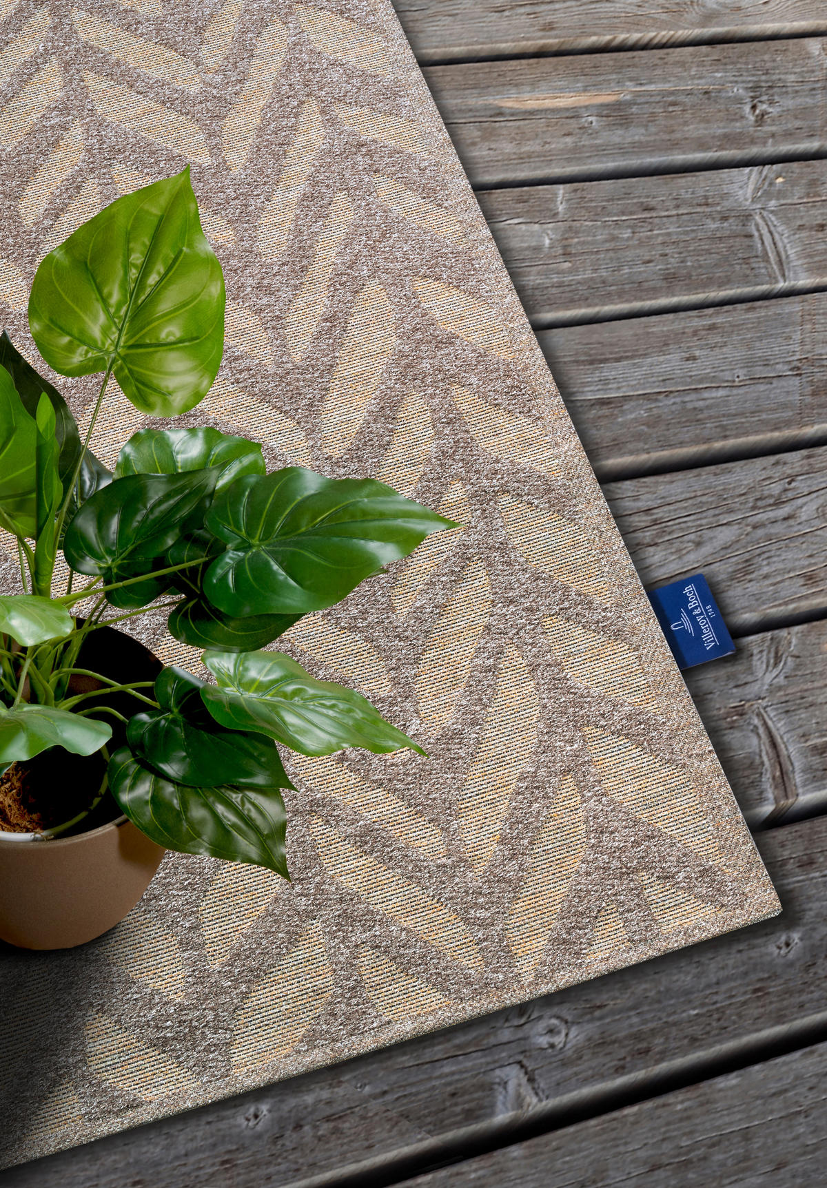OUTDOORTEPPICH 200/290 cm Kollektion 1883 Beige  - Beige, Design, Kunststoff/Textil (200/290cm) - Villeroy & Boch