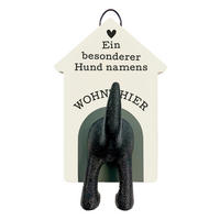 GARDEROBENHAKEN  in Creme  - Creme, Trend, Holzwerkstoff (16/10/6cm)