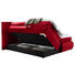BOXSPRINGBETT 180/200 cm in Rot - Silberfarben/Rot, KONVENTIONELL, Holzwerkstoff/Kunststoff (180/200cm) - Carryhome BOXSPRINGBETT 180/200 cm in Rot - Silberfarben/Rot, KONVENTIONELL, Holzwerkstoff/Kunststoff (180/200cm) - Carryhome