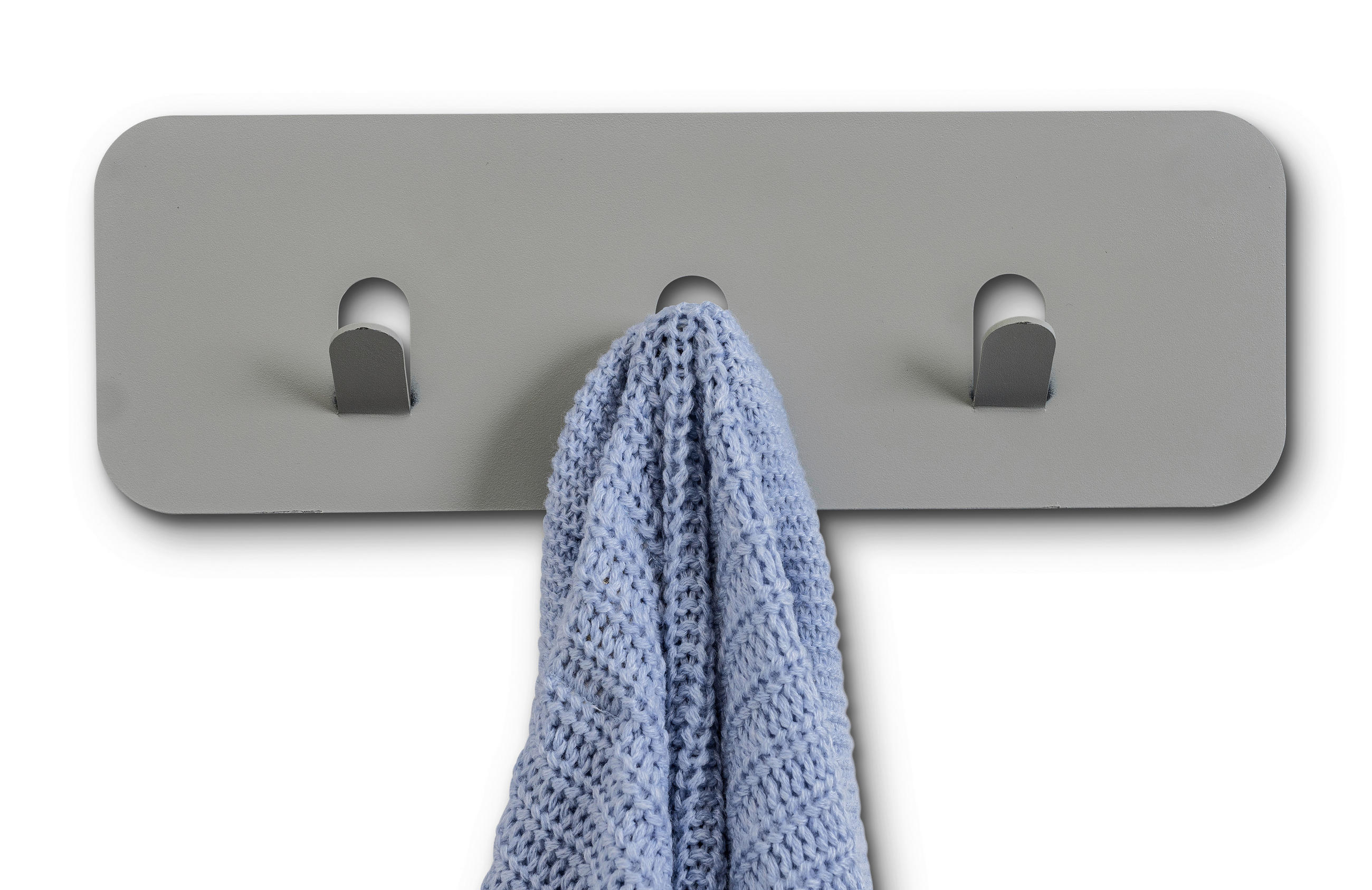 HAKENLEISTE  in Grau  - Grau, Design, Metall (30/10/3cm) - Xora