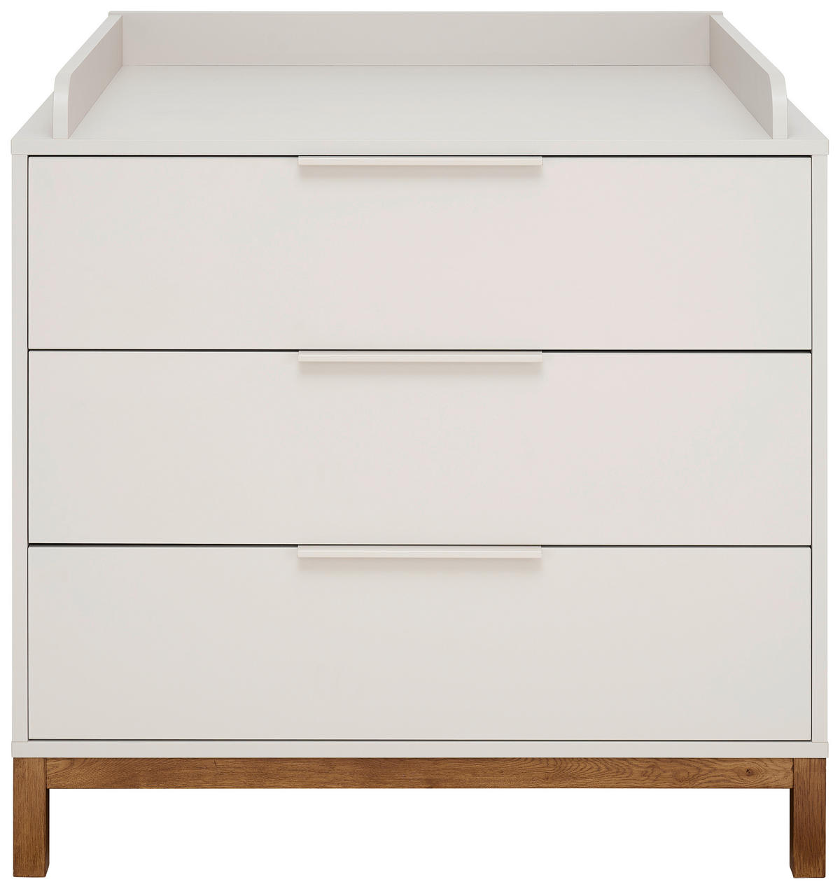 WICKELKOMMODE Matteo  - Kaschmir/Nussbaumfarben, Basics, Holz/Holzwerkstoff (101/91-99/45-77cm) - Jimmylee