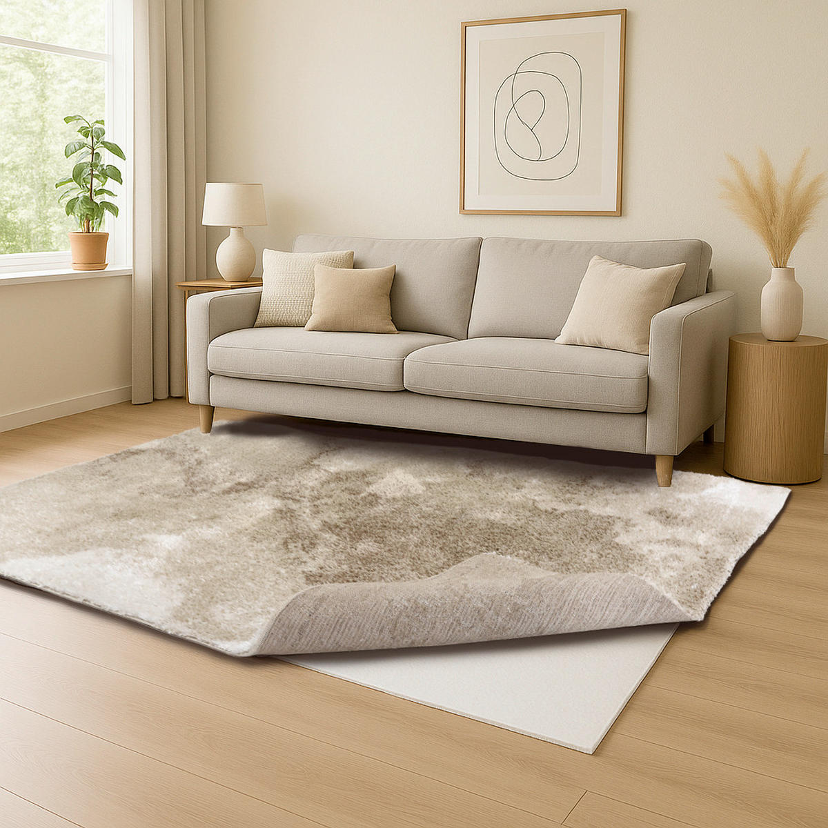 WEBTEPPICH 120/180 cm Paulie Beige rechteckig  - Beige, Basics, Textil (120/180cm) - Astra