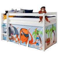 HOCHBETT 90/200 cm  - Naturfarben/Weiß, Natur, Holz/Textil (90/200cm) - MID.YOU