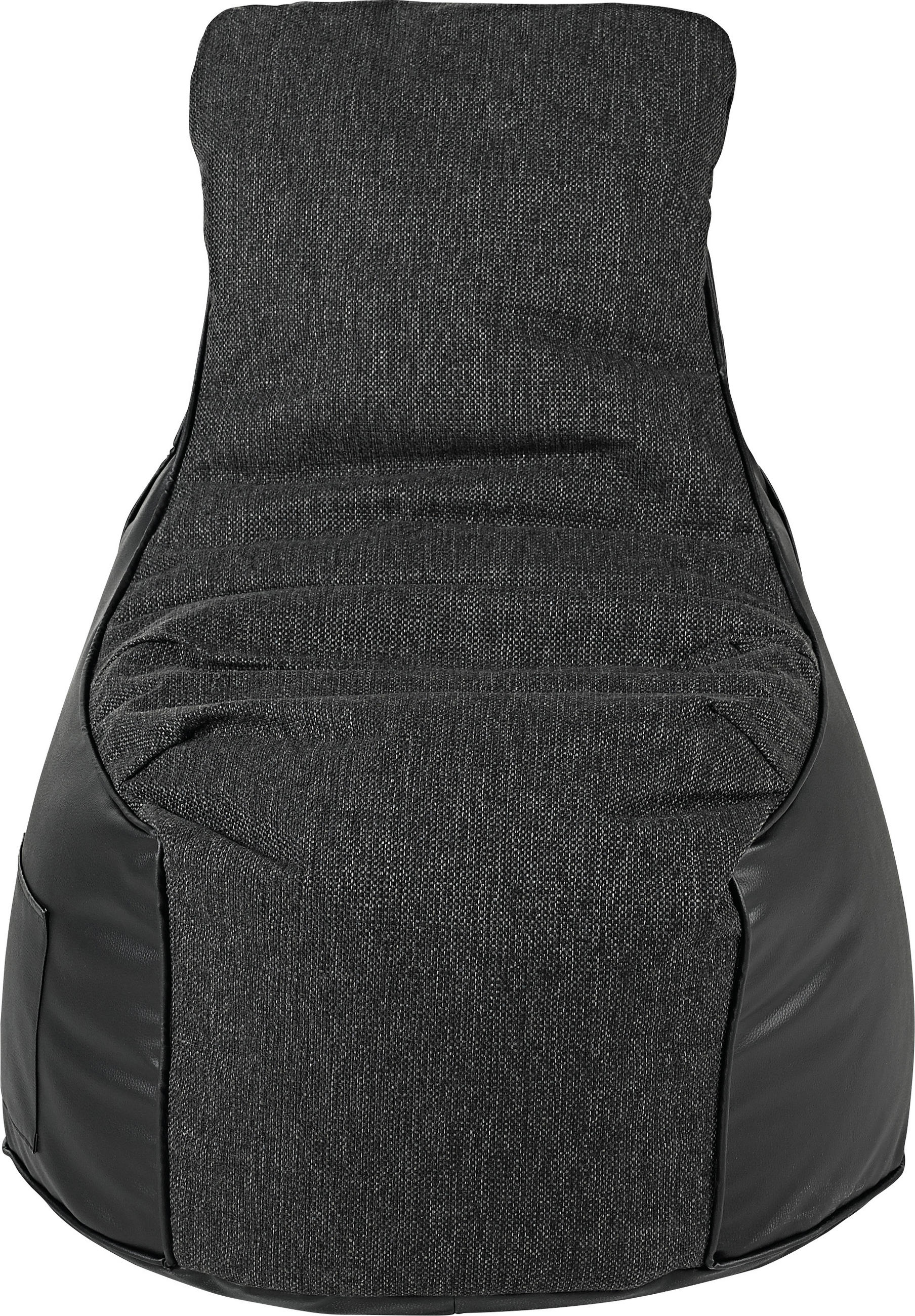 VREČA ZA SEDENJE   85/100/85 cm            - siva/črna, Design, tekstil (85/100/85cm) - Carryhome