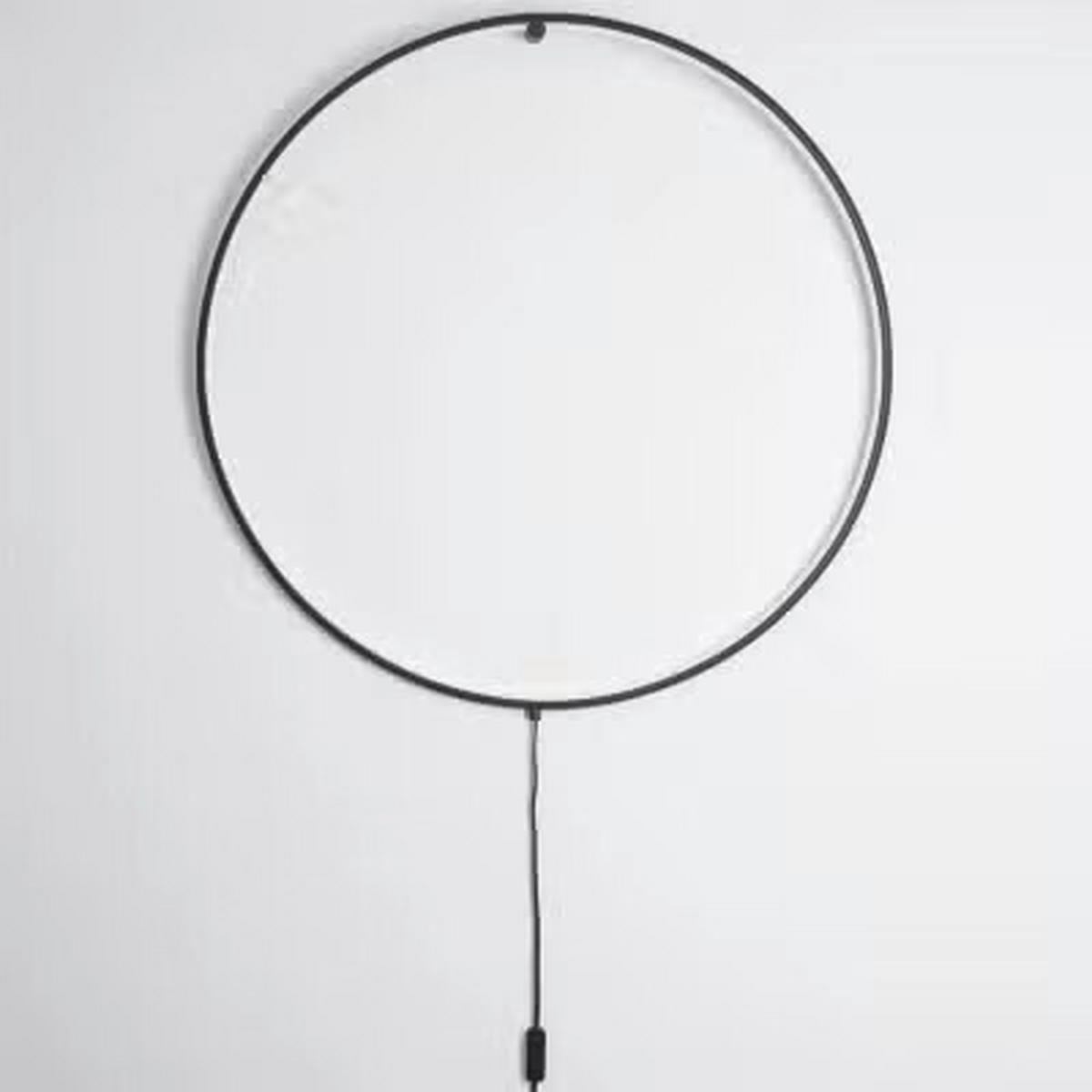 LED-WANDLEUCHTE Scopello 67/6 cm   - Schwarz, Design, Kunststoff/Metall (67/6cm)