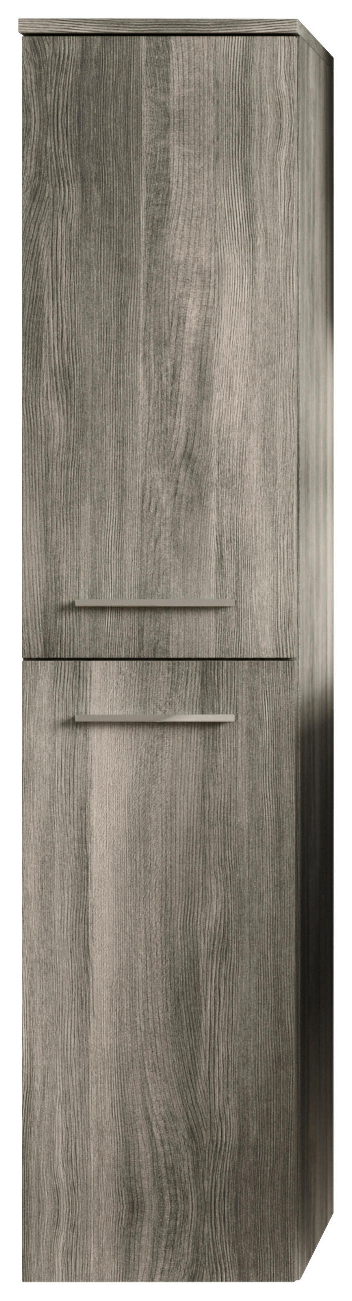 MIDISCHRANK 30/136/31 cm  - Chromfarben/Grau, MODERN, Holzwerkstoff/Kunststoff (30/136/31cm) - MID.YOU