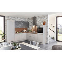 EINBAUKÜCHE 615  - Grau, Design, Holzwerkstoff - Celina