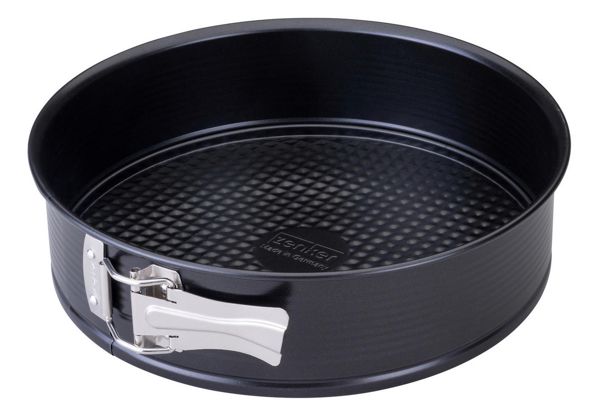 FORMA NA DORT  24 cm - černá, Basics, kov (24cm)