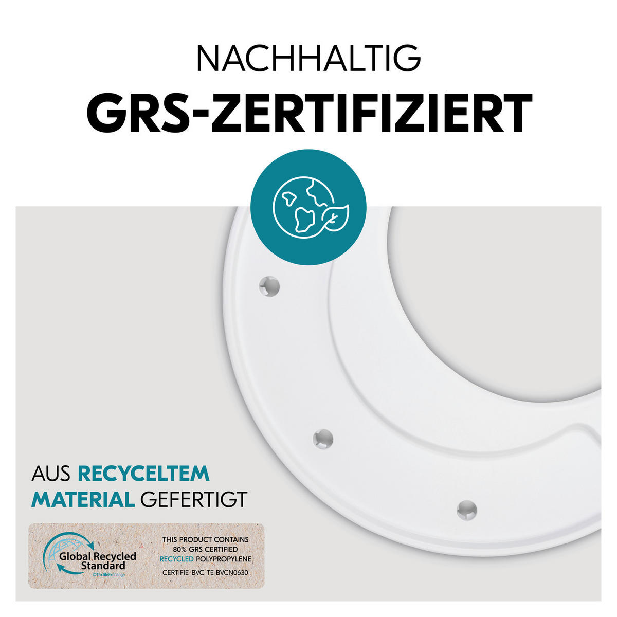 ESS- UND SPIELBRETT Alpha Play Tray  - Weiß, Basics, Kunststoff (43/4/58cm) - Hauck