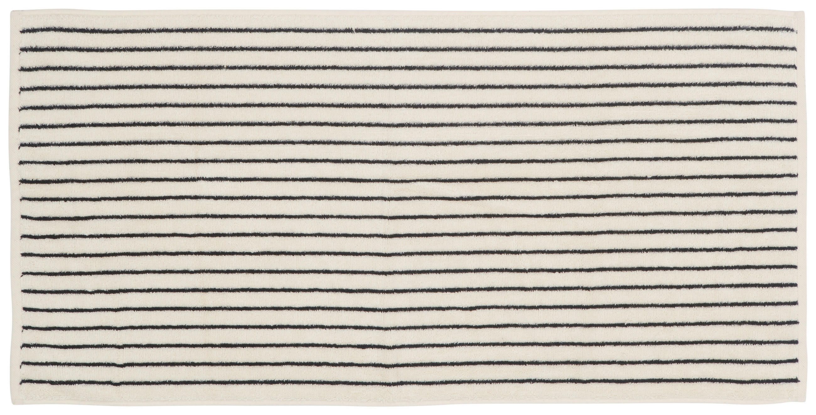 HANDDUK svart, ecru  - svart/ecru, Klassisk, textil (50/100cm) - Dieter Knoll