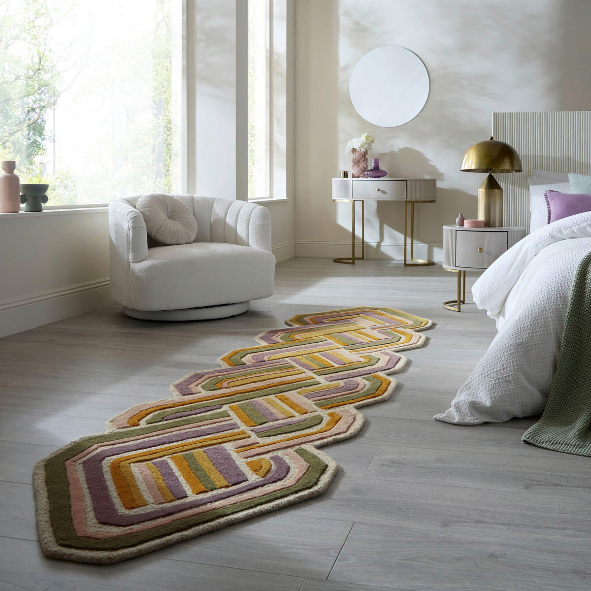 LÄUFER 80/300 cm  - Flieder, Basics, Textil (80/300cm) - Flair Rugs