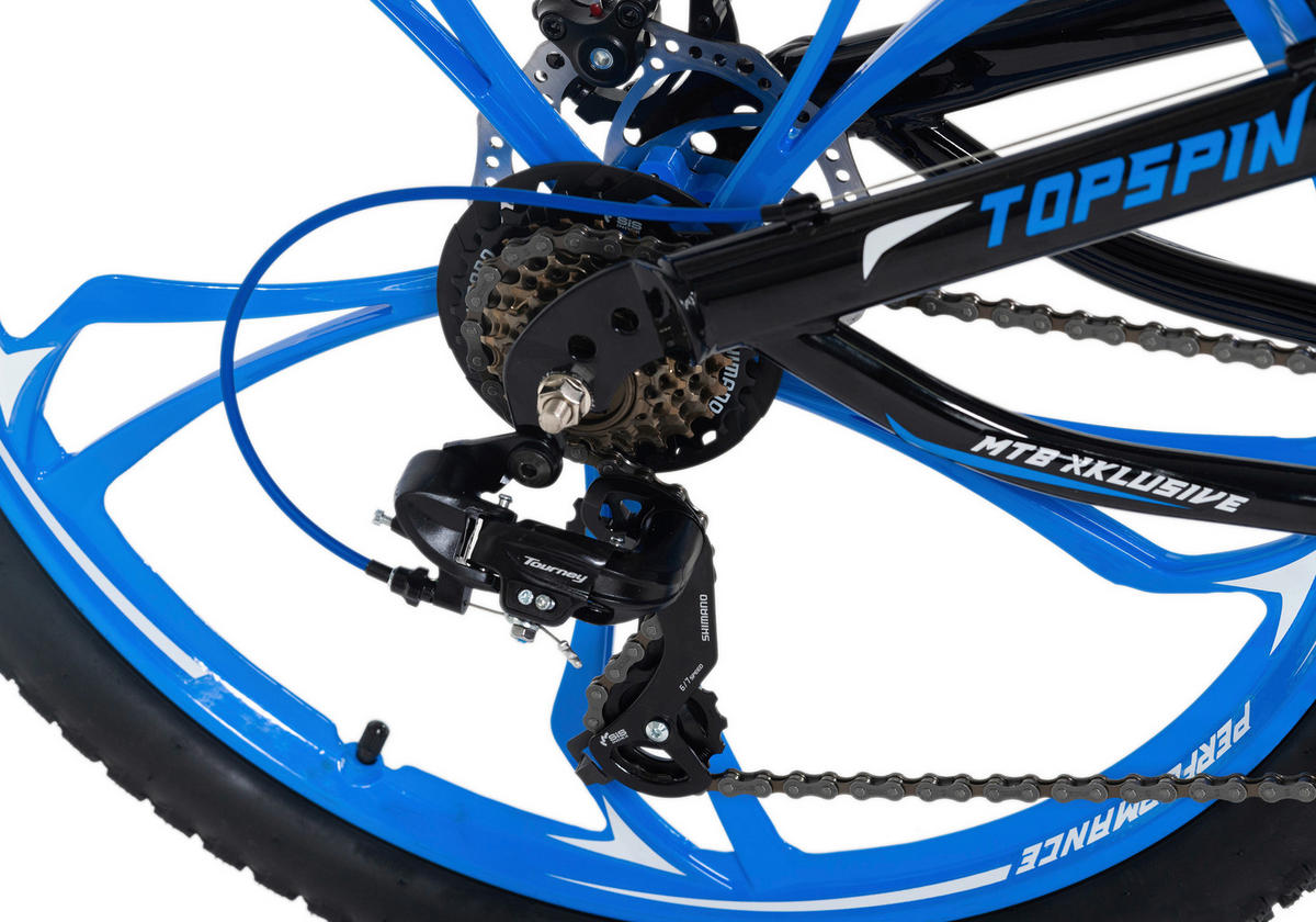 MOUNTAINBIKE 26 Zoll  - Blau/Schwarz, Basics, Metall (180/70/100cm) - Atrigo