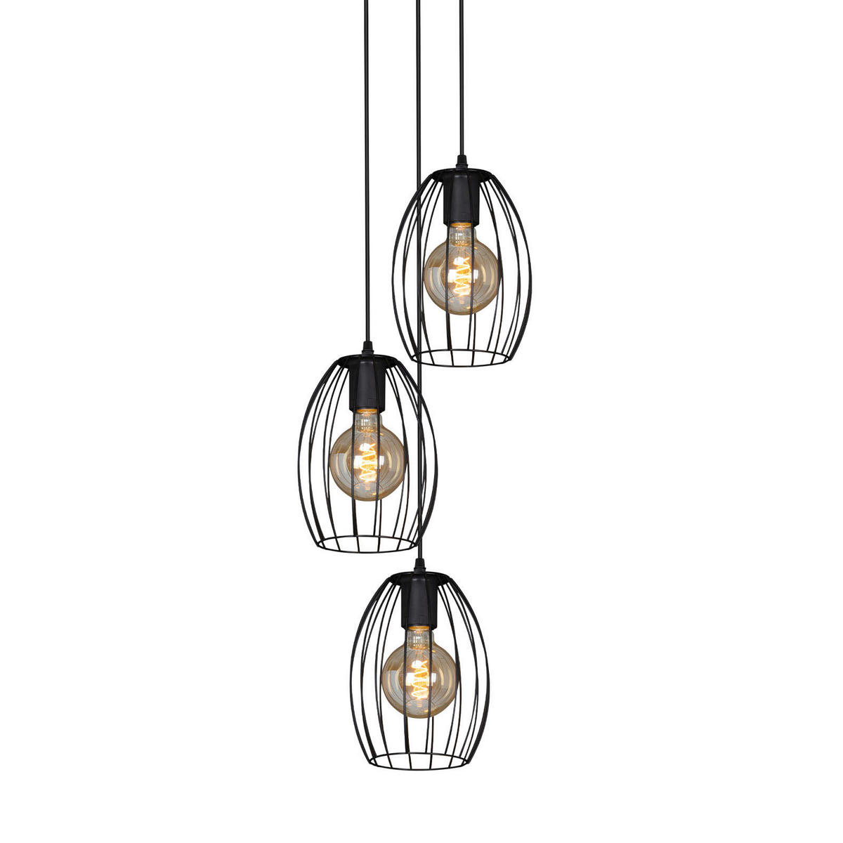 LUSTER       - crna, Trendi, drvo/metal (31,5/139,5cm)