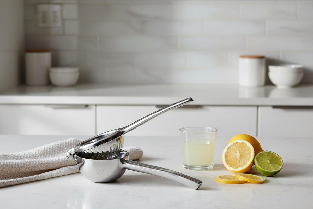 ZITRONENPRESSE - Silberfarben, Basics, Metall (8/6/22.50cm) - moHA!