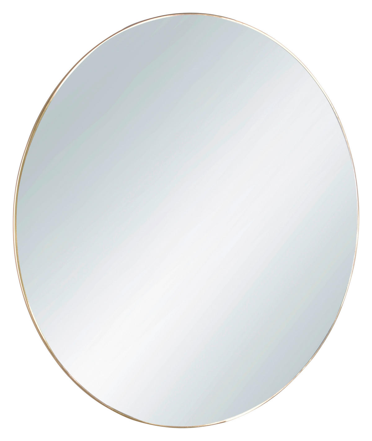 NÁSTENNÉ ZRKADLO 50/50/1 cm  - zlatá, Konventionell, kov/sklo (50/50/1cm)