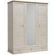 GARDEROBENSCHRANK  in 154/196,7/60,5 cm  - Hellgrau/Pinienfarben, LIFESTYLE, Glas/Holzwerkstoff (154/196,7/60,5cm) - Hom`in