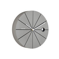 UHR  Dunkelgrau 29 cm  - Dunkelgrau, Basics, Kunststoff (29cm) - Karlsson