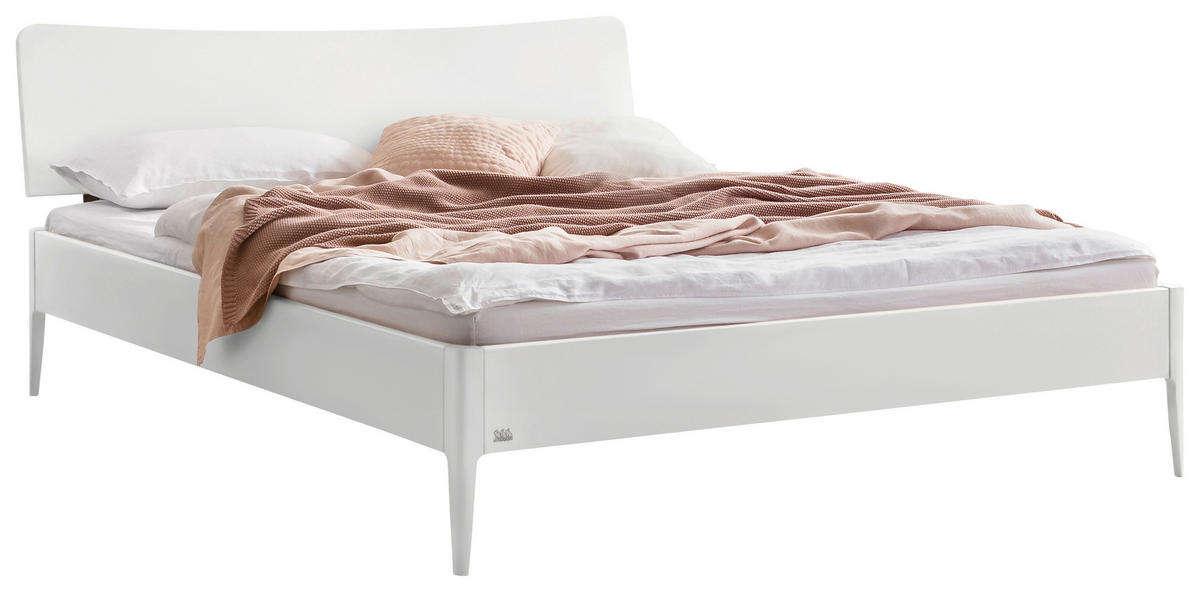 BETT 160/200 cm  in Weiß  - Weiß, KONVENTIONELL (160/200cm) - Hasena