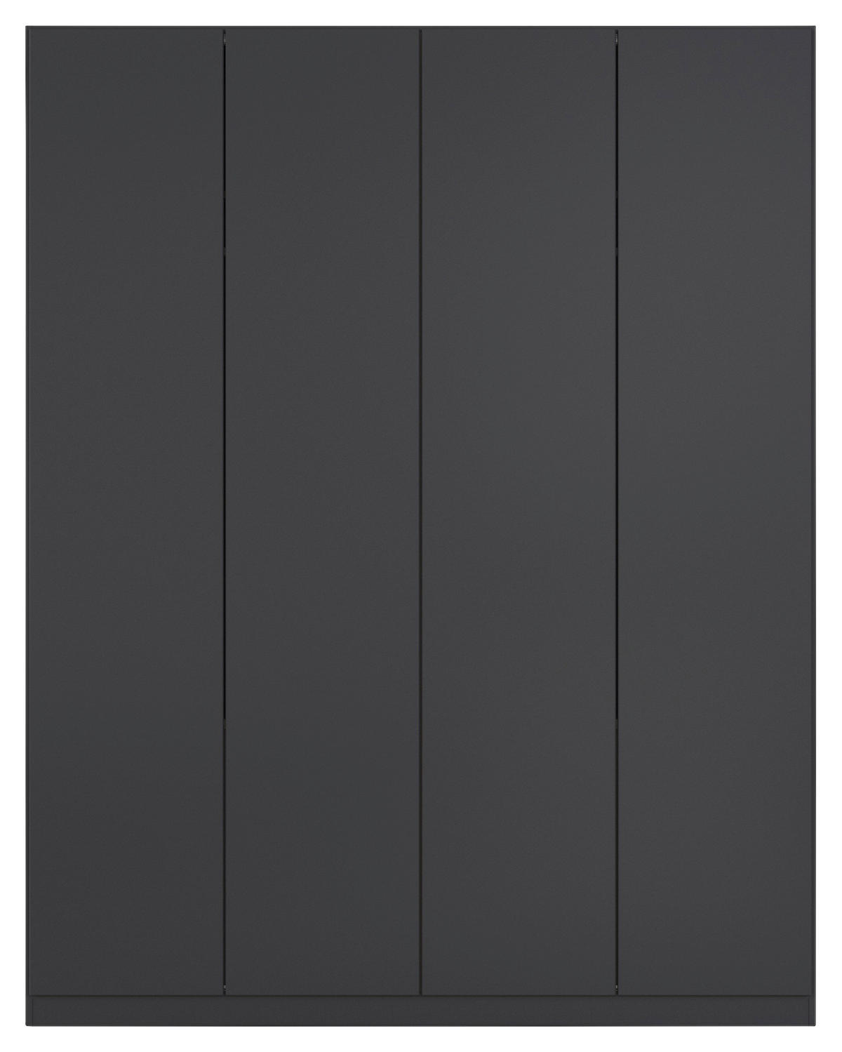 FALTTÜRENSCHRANK in Dunkelgrau  - Dunkelgrau, Holzwerkstoff (181/229/54cm) - Boxxx