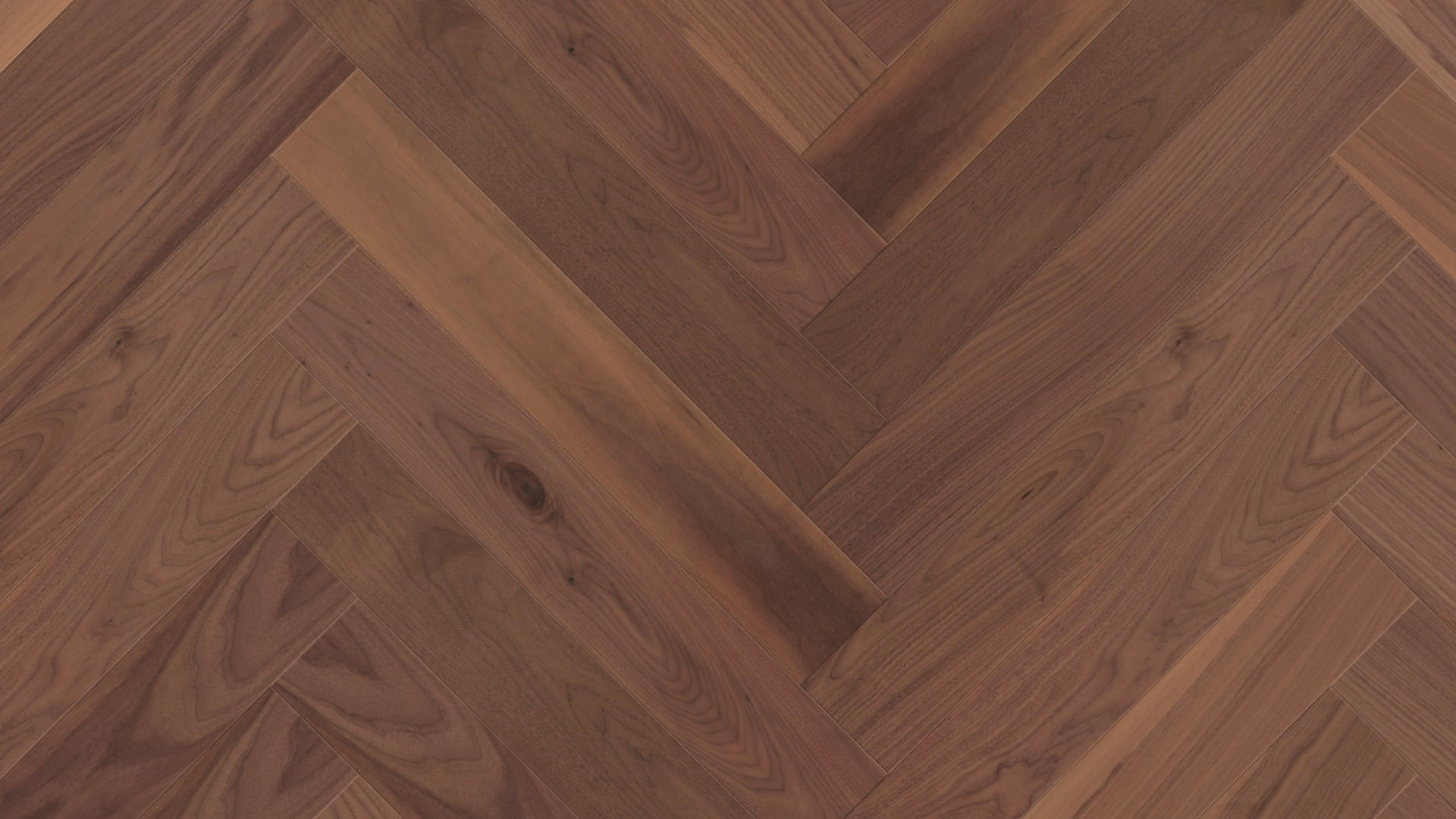 FISCHGRÄT Nussbaum Stab 750  per  m² - Nussbaumfarben, Design, Holz (75/12,5/0,93cm) - Weitzer Parkett