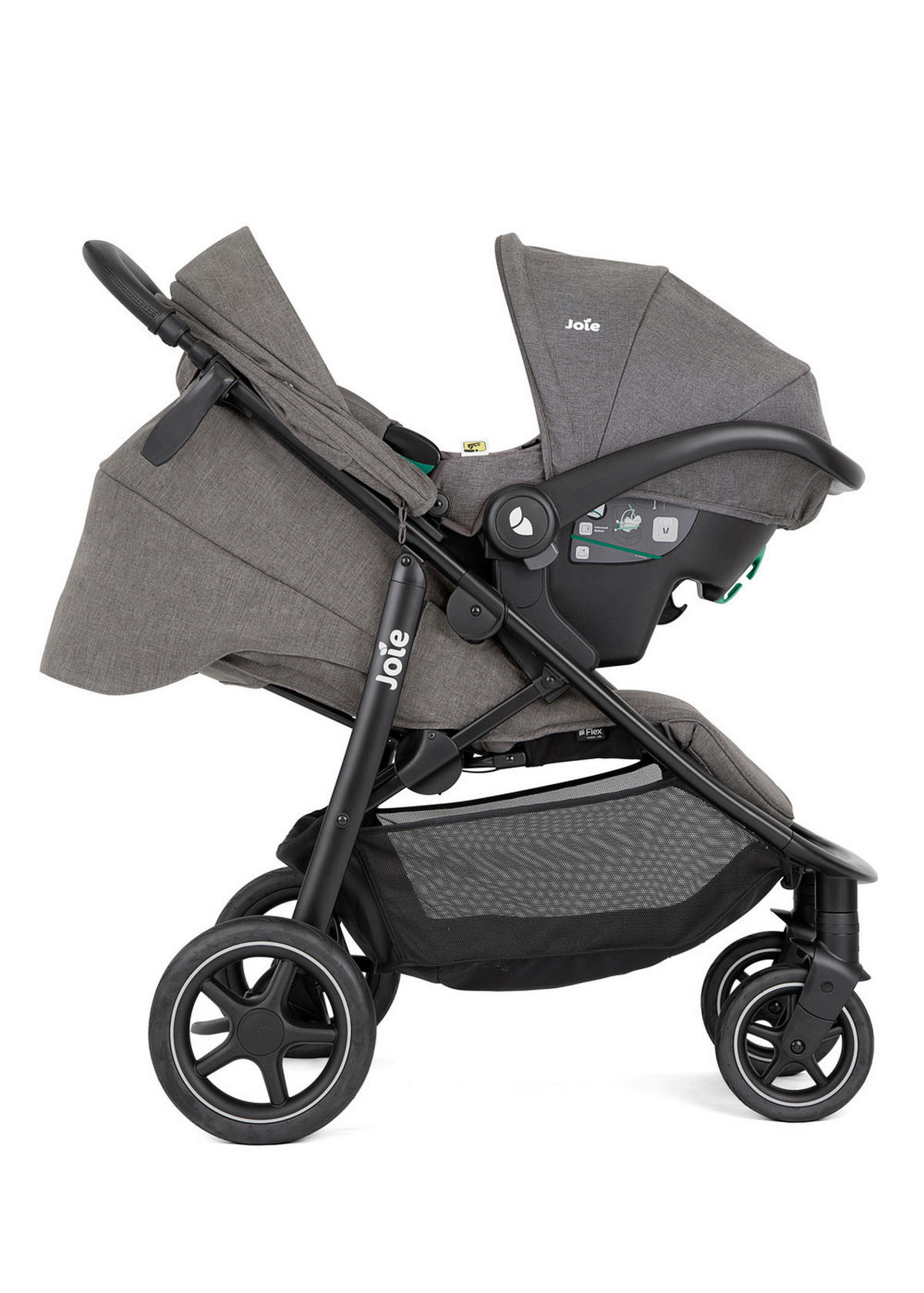 BUGGY Mytrax Pro  - Schwarz/Grau, Basics, Textil/Metall (59/102,5/91cm) - Joie
