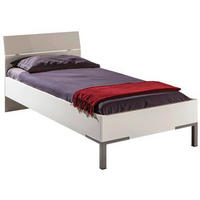 KREVET   90/200 cm   bijela  - bijela/siva, Konvencionalno, drvni materijal/metal (90/200cm) - Xora