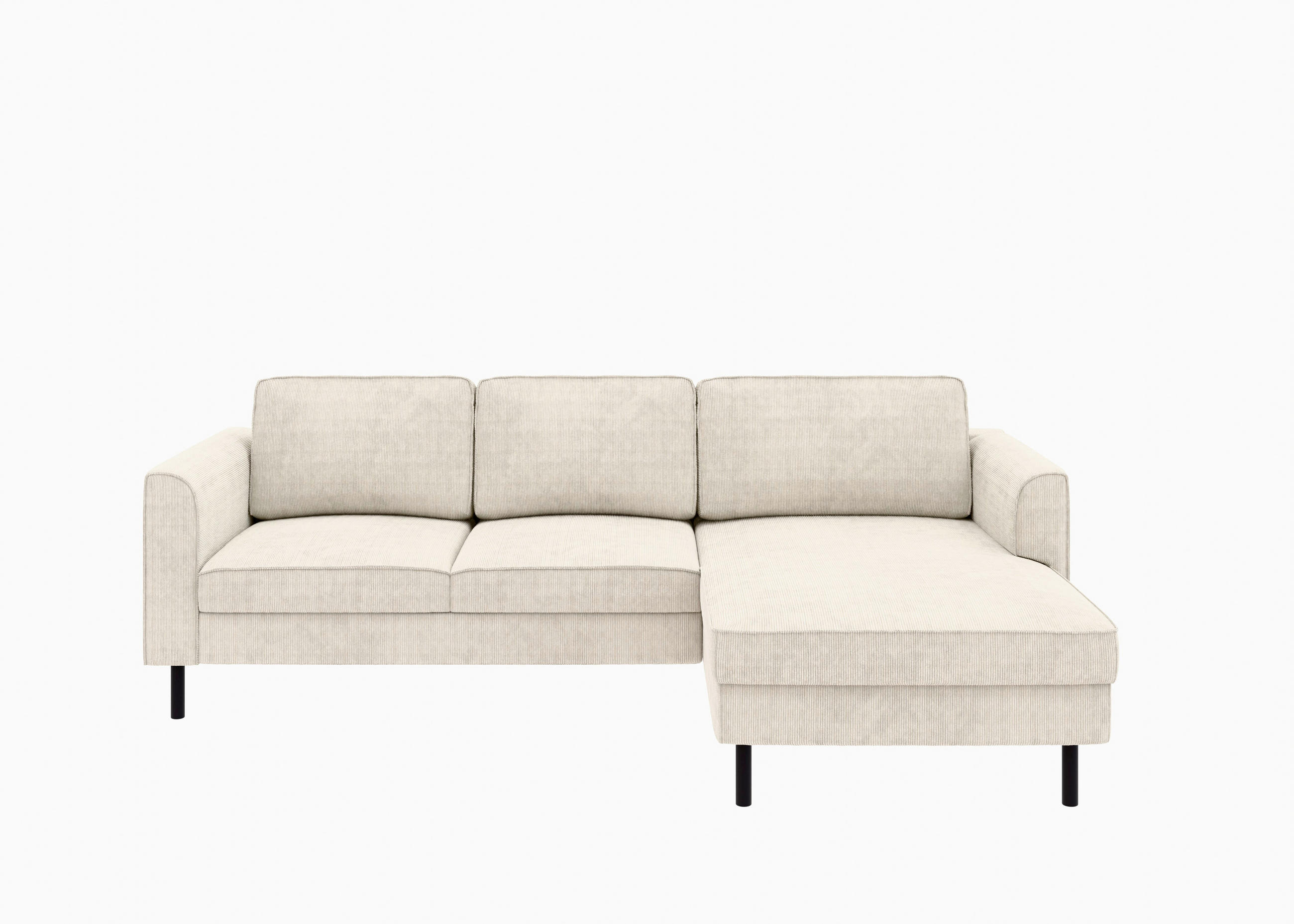Trendmanufaktur Eckschlafsofa Creme 232x161 cm