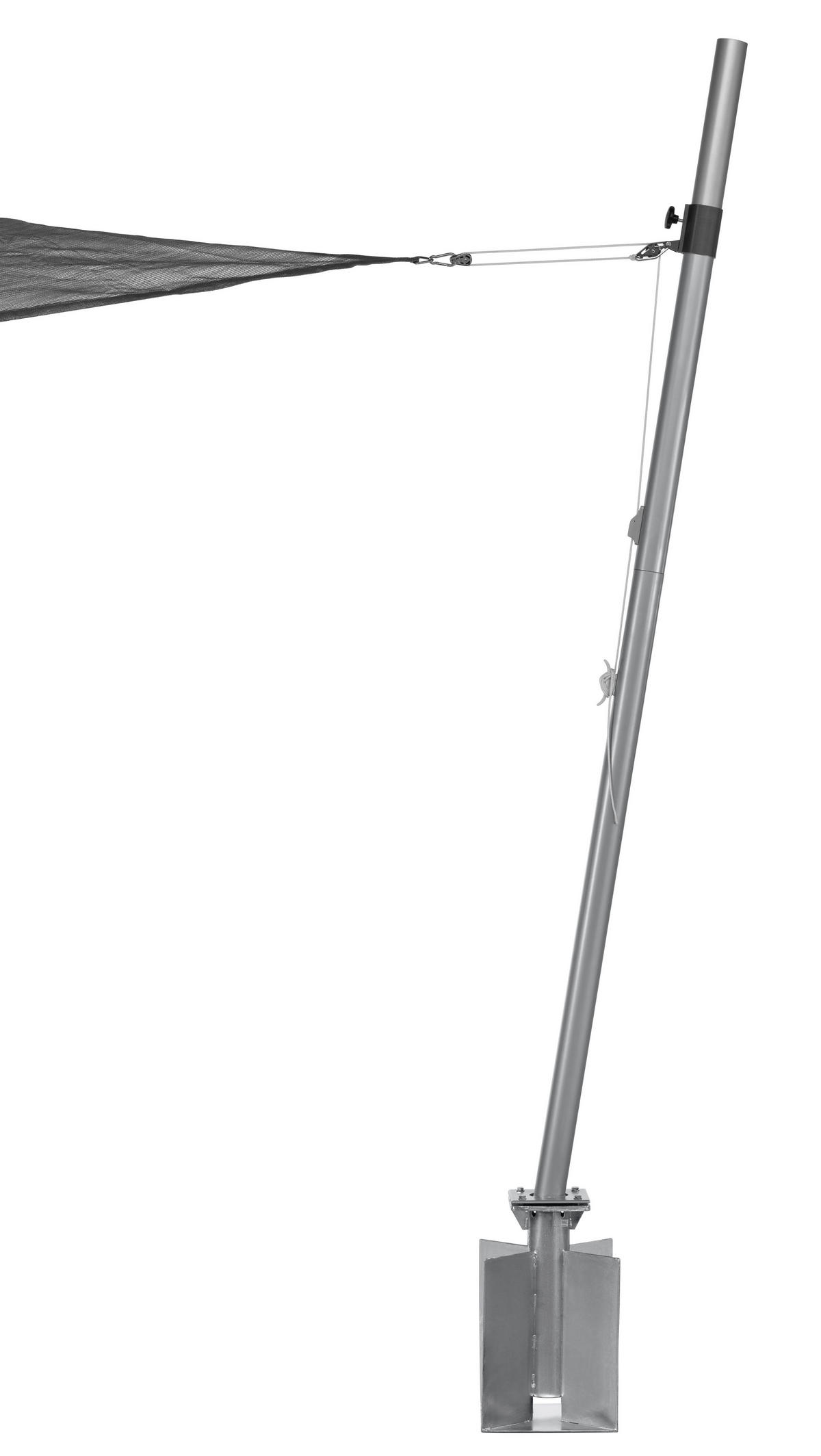 PŘÍSLUŠENSTVÍ SLUNEČNÍCH CLON 6/240/6 cm  - světle šedá, Basics, kov (6/240/6cm) - Schneider