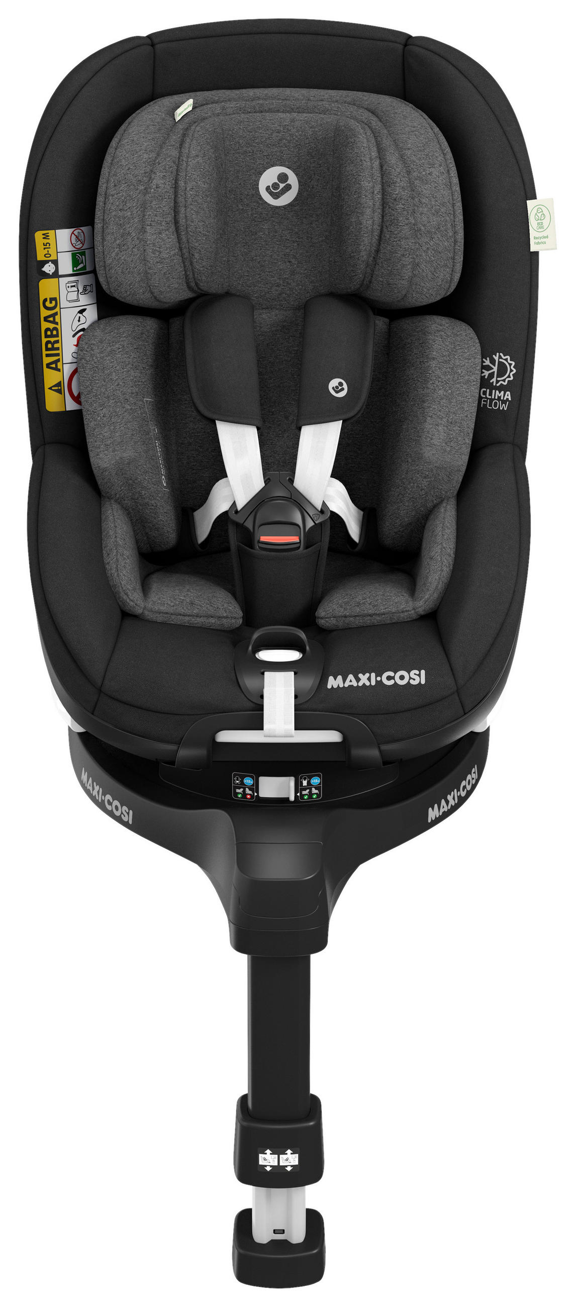 AUTO-SEDIŠTE ZA DECU  Mica Pro Eco  - crna, Osnovno, tekstil/metal (44,2/64,8/68,3cm) - Maxi-Cosi