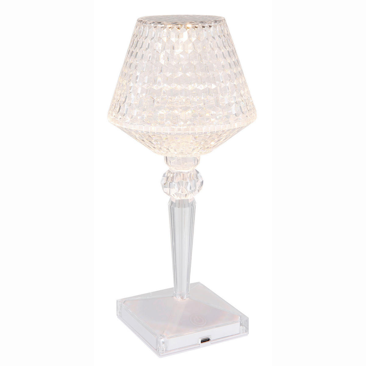 DEKORAČNÍ LED SVÍTIDLO, dotykový stmívač, 12/26 cm  - Basics, plast (12/26cm)