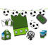 Partyset Partyset "Fußball" - Grün, Papier/Kunststoff