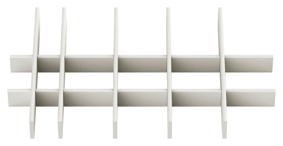 SCHUBLADENEINTEILUNG - Weiß, Holzwerkstoff (80,5/7,9/49cm) - Boxxx