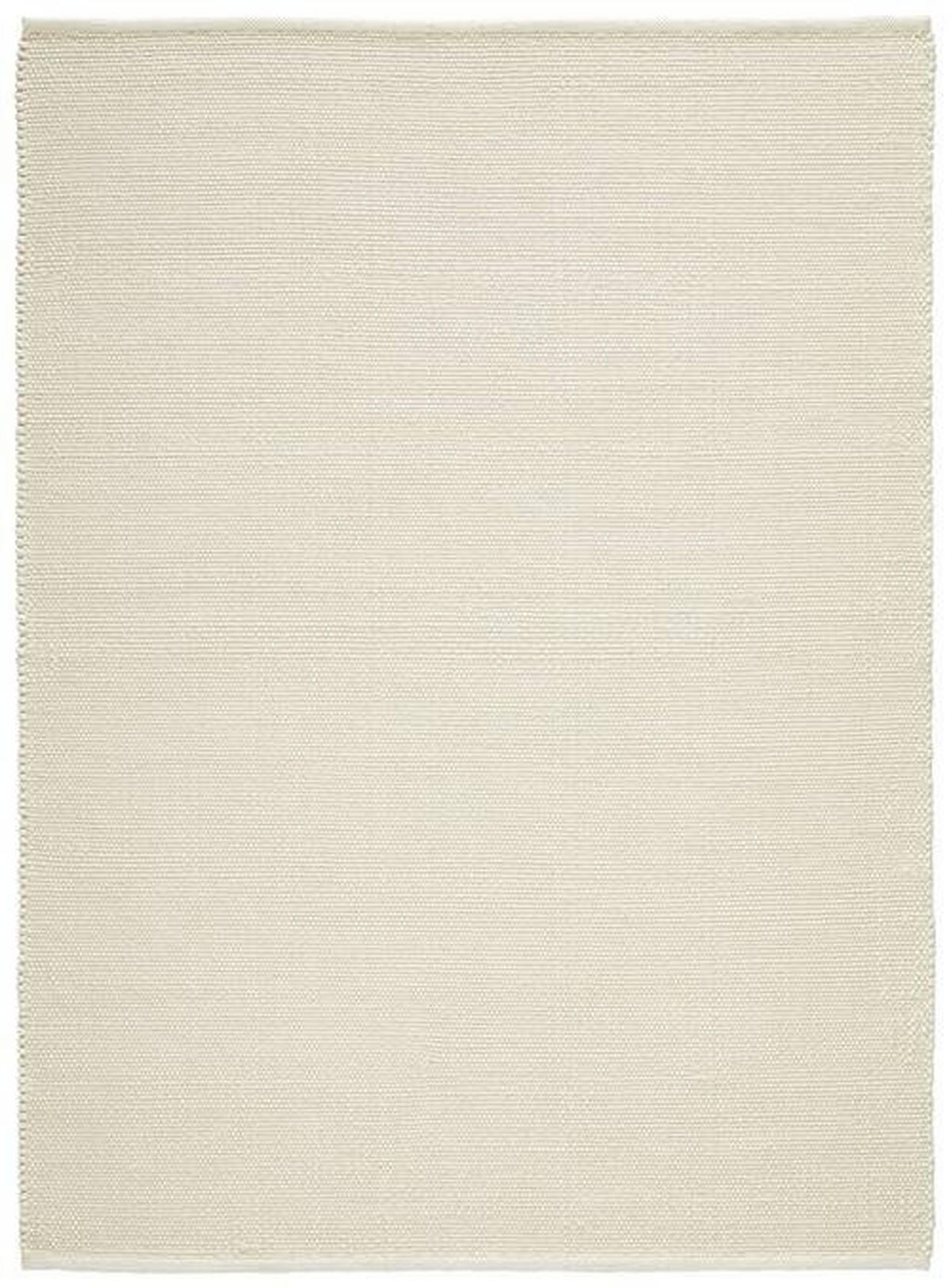 HANDWEBTEPPICH 80/150 cm Weiß  - Weiß, Natur, Textil (80/150cm) - Linea Natura