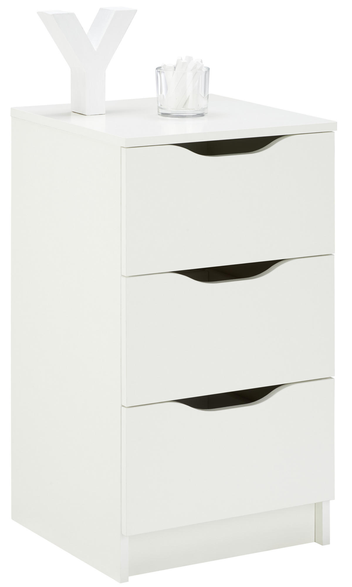 NACHTSCHRANK 41/71/40 cm  - Weiß, MODERN (41/71/40cm) - MID.YOU