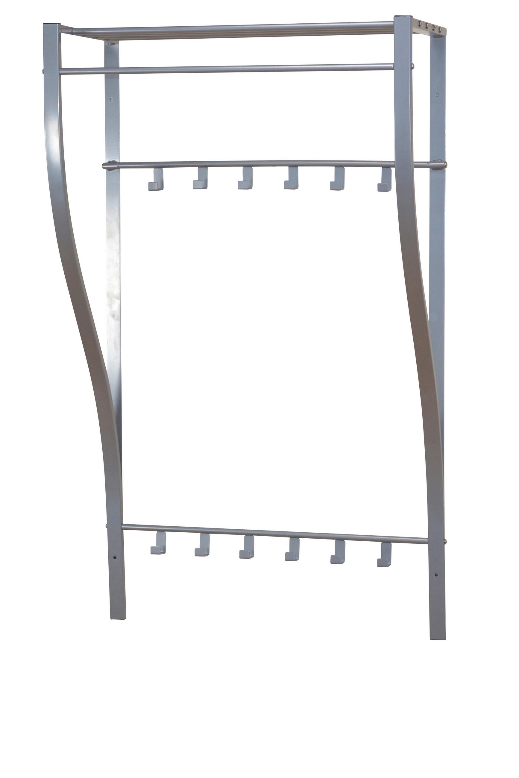 WANDGARDEROBE  in Alufarben  - Alufarben, Design, Metall (66/110/30cm) - MID.YOU