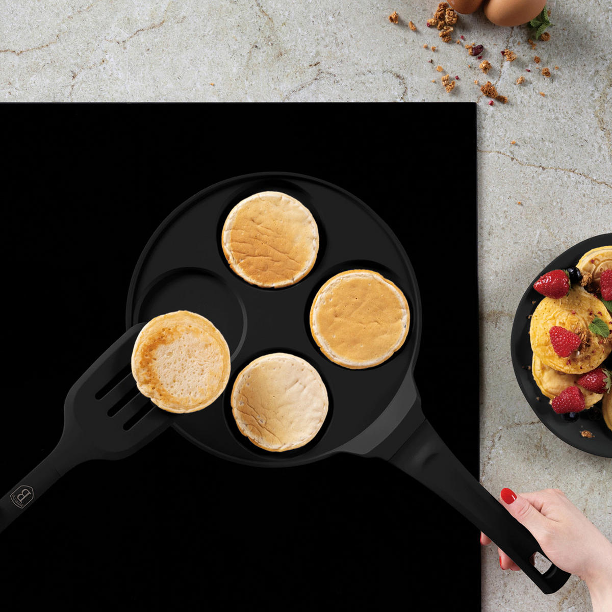 SERPENYŐ 26 cm  - fekete, Basics, fém (26cm) - Berlinger Haus