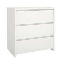 COMODĂ 80/84/48 cm  - alb, Konventionell, material pe bază de lemn (80/84/48cm) - Boxxx