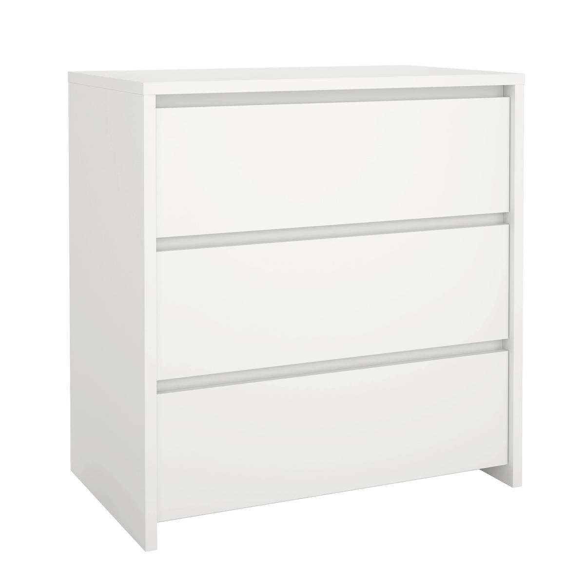 COMODĂ 80/84/48 cm  - alb, Konventionell, material pe bază de lemn (80/84/48cm) - Boxxx