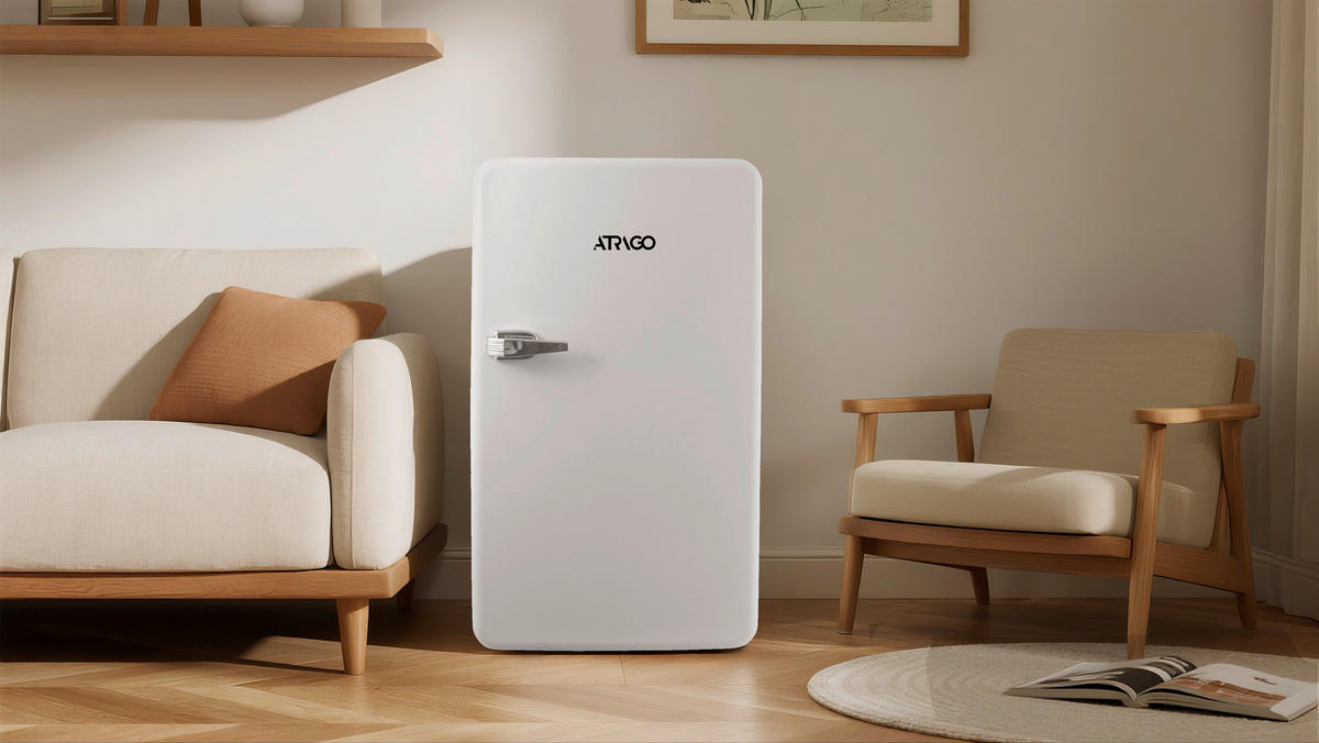 KÜHLSCHRANK 52690003/01  - Creme, Basics, Glas/Kunststoff (44,5/49/78,5cm) - Atrigo